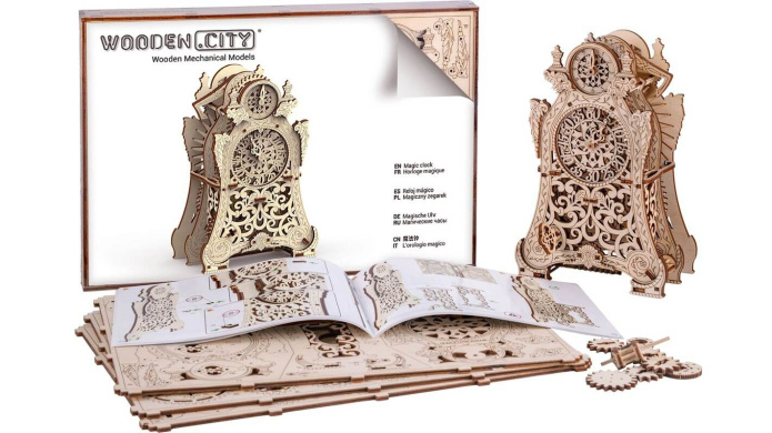 Magiczny Zegar Wooden.City drewniany